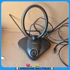 ANTENNA DIGITALE TERRESTRE DVB T DA PER TV INTERNA ESTERNA AMPLIFICATA UHF VHF