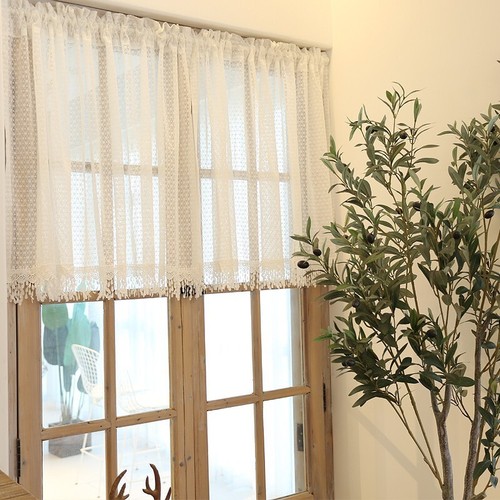 Tenda corta pizzo mezza - tenda,