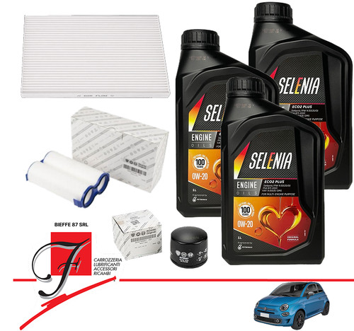 Kit tagliando fiat 500 312 - 312, 1.0