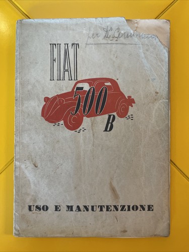 Fiat 500 topolino uso - -, e