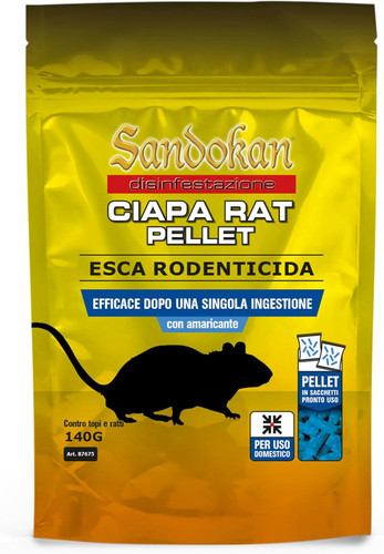 Ciapa rat pellet veleno per - ciapa,