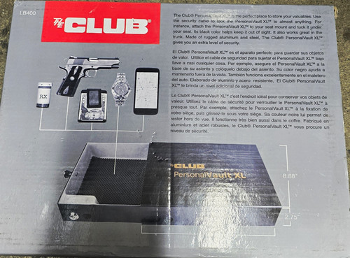 The club personalvault - the, xl