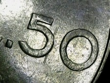 50 LIRE 1979 ERRORE - LINEE DA