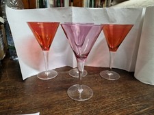 4  bicchieri cristallo Colore