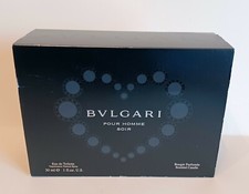 BVLGARI BULGARI POUR HOMME SOIR SET EDT 30ml SPRAY + CANDELA PROFUMATA NUOVO/CONFEZIONE ORIGINALE
