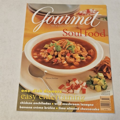 Gourmet magazine march - gourmet,