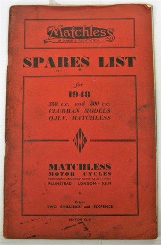 Matchless 350 500 clubman - 350+500,