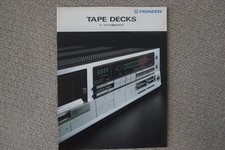 Catalog pioneer tape - catalog, decks