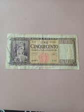 BANCONOTA 500 LIRE ITALIA