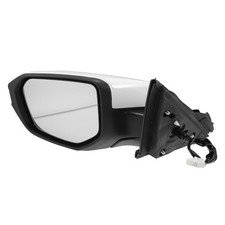 5 Pin White Rearview Mirror