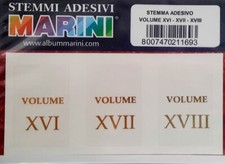 STEMMA ADESIVO MARINI x CARTELLA POSTIGLIONE - VENDITA 1 Pz.