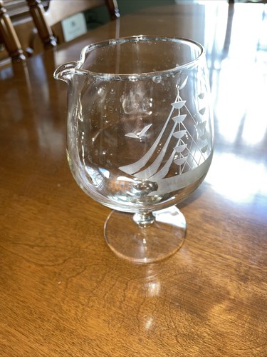 Vintage brandy snifter - snifter, inciso