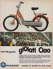 advertising Pubblicità CICLOMOTORE PIAGGIO CIAO  '75-GIOIATI CIAO  MOTO EPOCA-