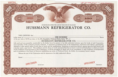 Hussmann frigorifero - hussmann, co