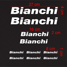 Kit 10 Adesivi Stile Bianchi - Compatibili con Telaio Mtb Bici da Corsa