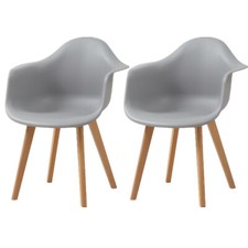 2x Sedia da Pranzo Poltrona