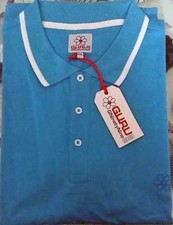 Polo uomo Guru in cotone piquet con logo frontale e collo, TAGLIO OVER art GN812