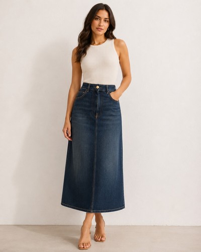 Luisa spagnoli gonna denim - spagnoli,