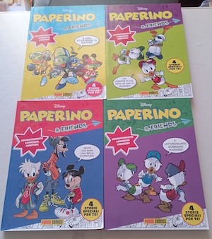 Paperino friends 2 3 - friends, n.1/2/3/4