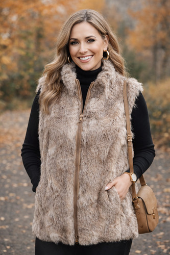 Gilet donna pelliccia