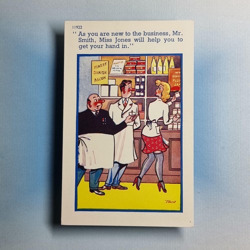 Risque comic postcard - risque, c1965