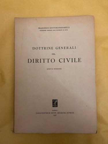 Dottrine generali del diritto - dottrine,