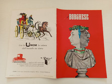 ca45,rivista"il borghese"satira,moro e nenni,due facce di bronzo,1964