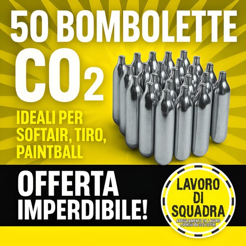 Bombolette co2 soft air gas - 50,