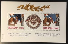 Romania - 2002 foglio