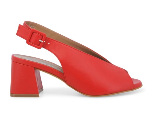 Melluso sandalo pelle rosso - melluso, in