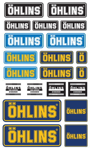 Ohlins shock adesivi - , aufkleber
