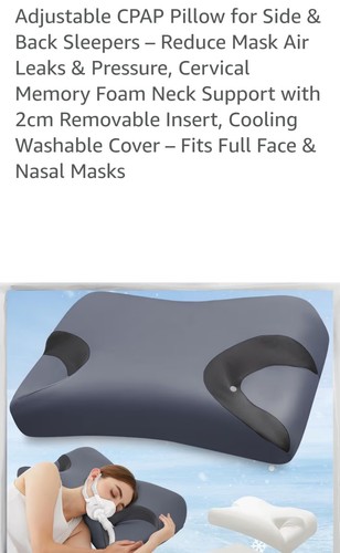 Adjustable cpap pillow - adjustable,