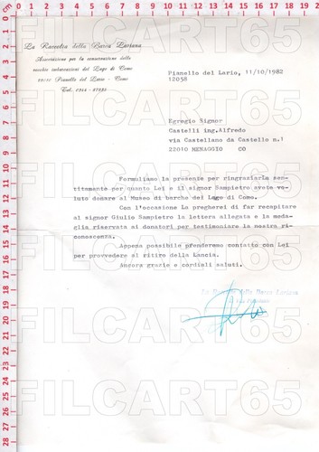 E7832 documento storico 1982 - storico,