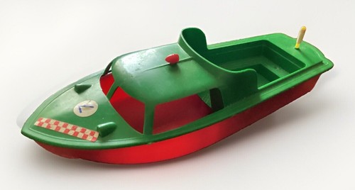 Motoscafo toy plastica made - motoscafo, in