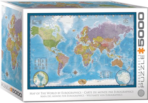Puzzle 5000 pezzi mappa del