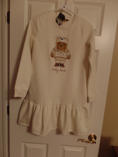Vestito felpa bambina polo - vestito, bambina,