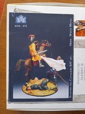 Soldatino A Cavallo Di Piombo Scena Di Battaglia 