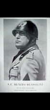 Poster 50x35 cm Mussolini-Dux