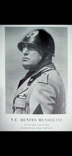 Poster 50x35 mussolini - 50x35, mussolini-dux