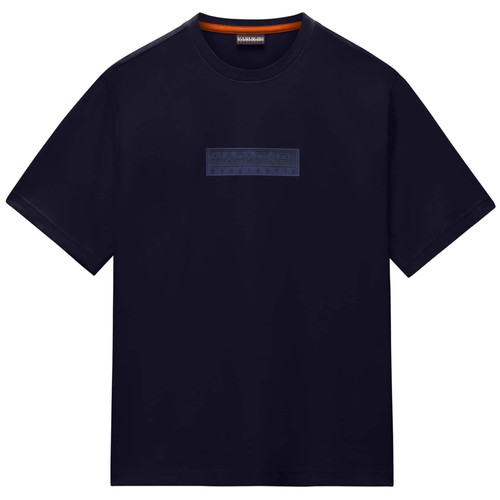 Maglietta napapijri box logo - napapijri,