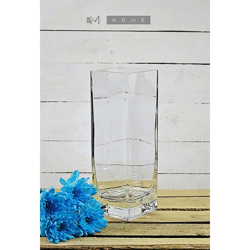 Vaso vetro spesso fatto a - di,
