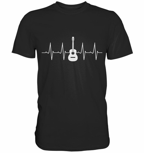 Maglietta chitarra battito - maglietta,