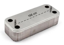 SCAMBIATORE SECONDARIO BAXI 12 PIASTRE CALDAIA LUNA 3 AVANT 711612800 711613000