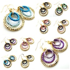 Orecchini pendenti cerchio in