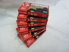 (6) Audiocassette MAXELL UR60