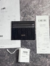 Portafoglio uomo Dior nero