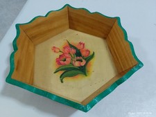 Cestino legno pane frutta