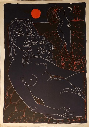 Tono zancanaro litografia - tono, su