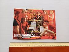 Innocenti Lambretta 50 De Luxe 1968 depliant italiano originale
