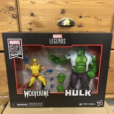 Marvel Legends Wolverine Hulk 80 anni confezione da 2 NUOVO/CONFEZIONE ORIGINALE